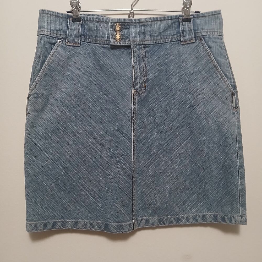 Vintage Gap Denim Skirt Size 12 Y2K Rockabilly Retro Boho Festival Classic